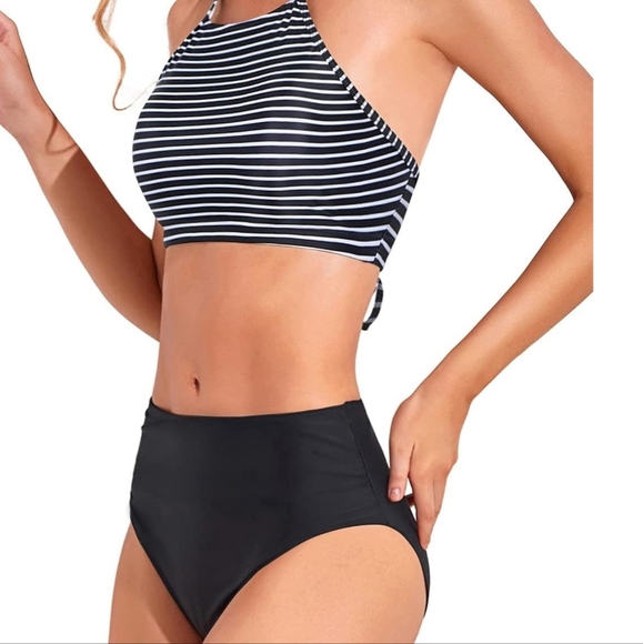 Holipick Two Piece Swimming Suit - Picture 3 of 12